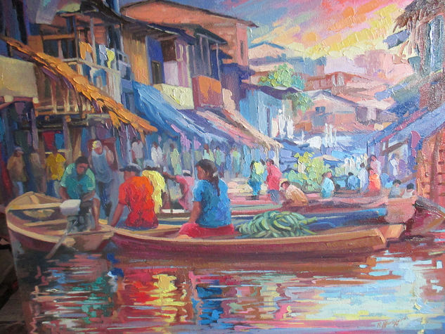 BELÉN DE IQUITOS Oil Canvas Landscaping