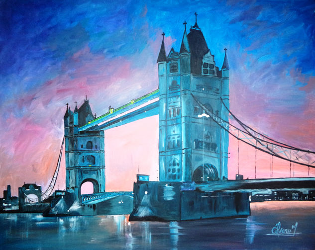 The Tower Bridge Acrylic Textile Landscaping