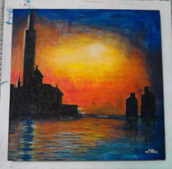 Atardecer Acrylic Canvas Landscaping