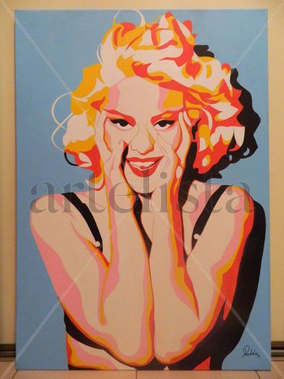 Madonna Acrylic Canvas Figure Painting