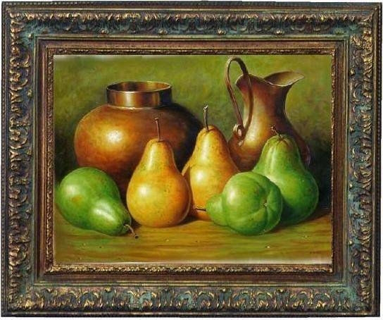 peras con basijas metalica Oil Canvas Landscaping