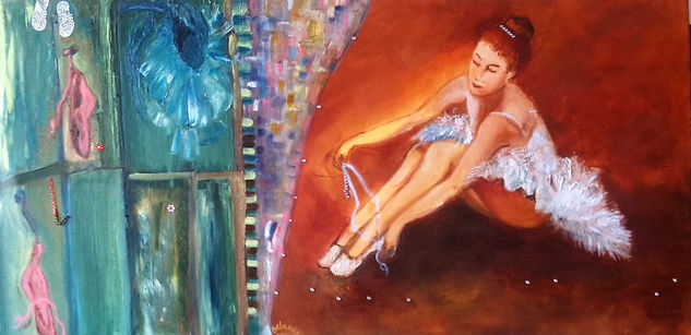 Silvia Oil Canvas Figure Painting