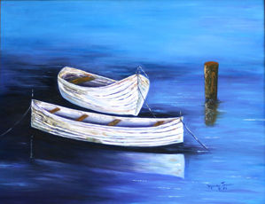 PEACEFUL AFTERNOON Oil Canvas Others