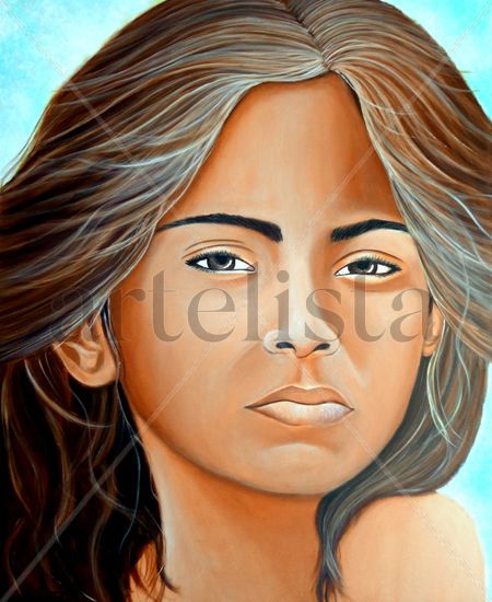 MIRADA ALTIVA Acrylic Canvas Portrait