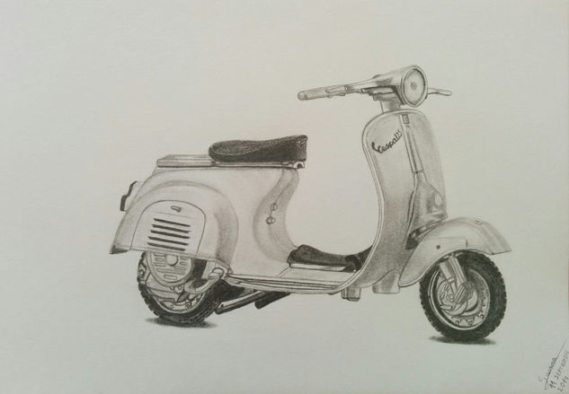 Vespa 125 Lápiz