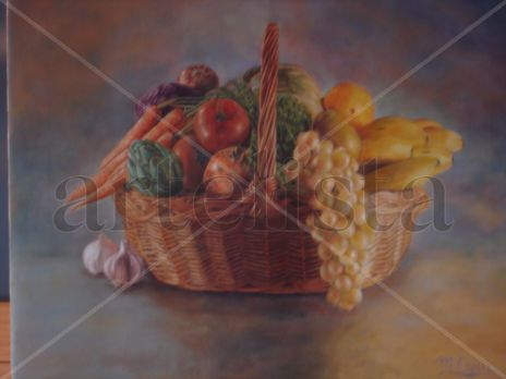 Cesto con frutas