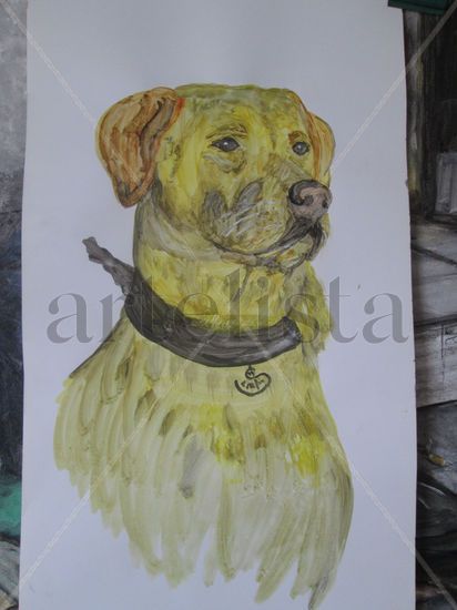 Labrador Gouache Paper Animals