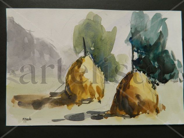 Las varas Watercolour Paper Landscaping