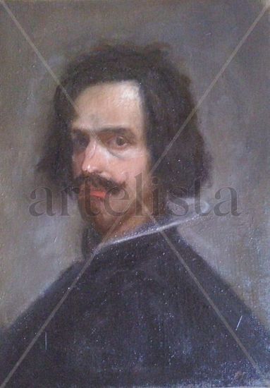 CABALLERO-Veláquez Oil Canvas Portrait