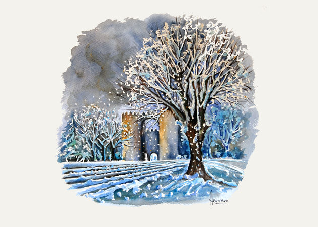 Nieve en Ávila