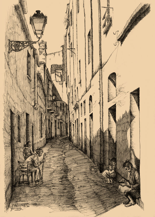Calle y Gitanos. Badajoz