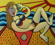 Mujer con caracola y almeja