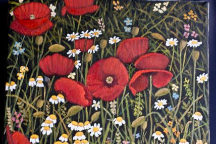 Amapolas entre hierbas