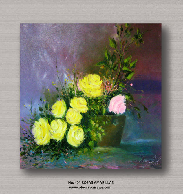 rosas amarillas
