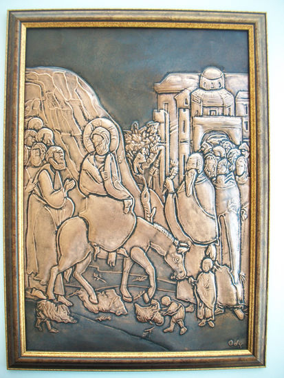 Te servían Entrada en Jerusalén Bronce Mixta