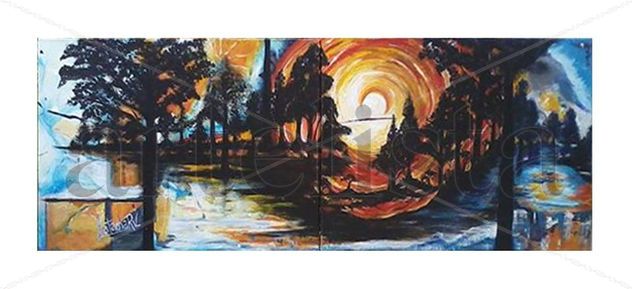 Atardecer en el Bosque