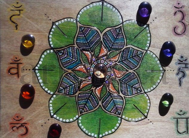 Mandala Chakras Tabla Floral