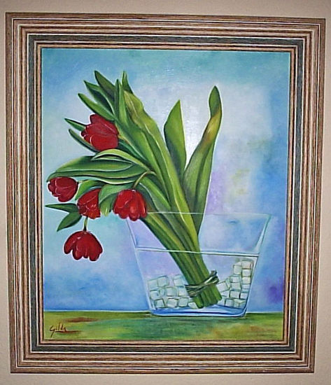 Tulipanes Oil Canvas Animals