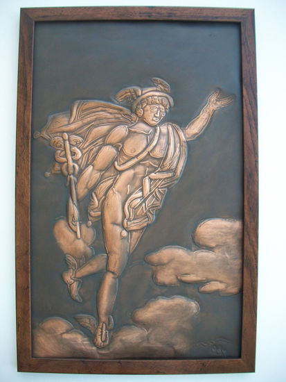 El alado Hermes Bronze Figurative