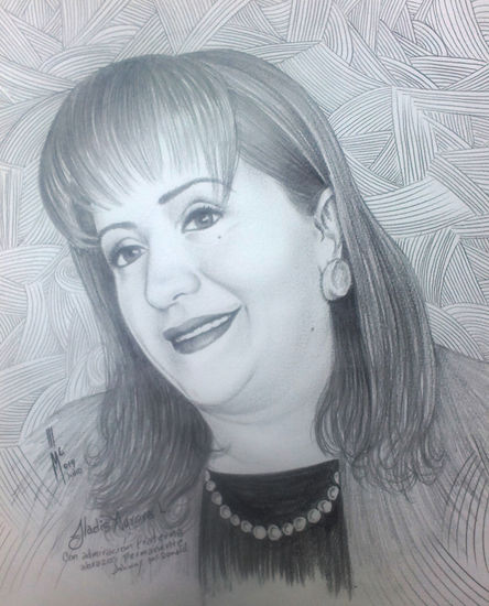 GLADIS AURORA LOPEZ,  HONDURAS DIBUJO Carboncillo