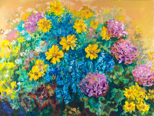 Flowers Oil Canvas Floral Painting