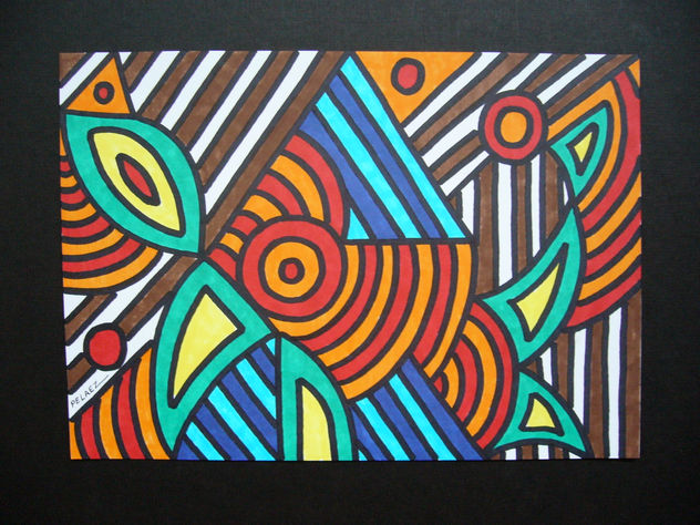 LINEA Y COLOR EVOCANDO SOBRE EL PLANO