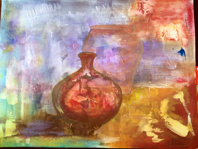 Bodegon Acrylic Paper Still Life Paintings