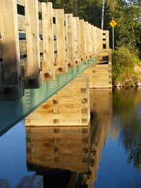 Puente de madera