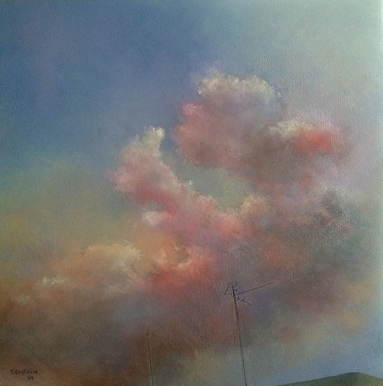 Nubes de formacion I Oil Canvas Landscaping