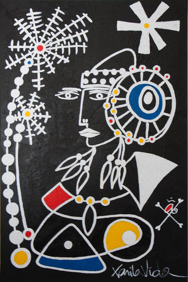 'La Dama de los Rayos X' Mixed media Canvas Others