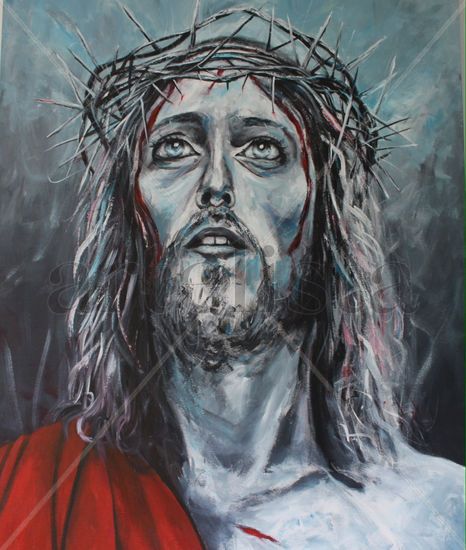 Jesus de Nazaret Acrylic Canvas Figure Painting