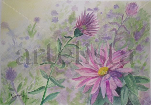 Flores II Watercolour Paper Floral Painting