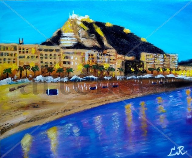 PLAYA DEL POSTIGUET Oil Canvas Landscaping