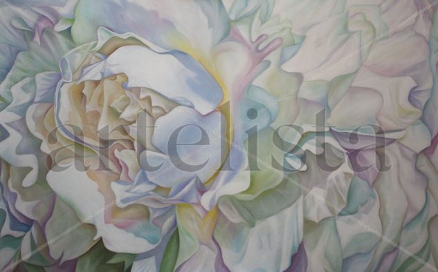 Incondicional amor Oil Canvas Floral Painting