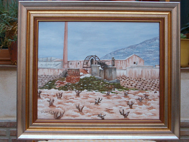 Noria nevada Oil Canvas Landscaping