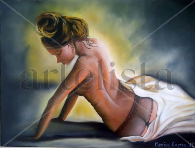 Lola avec-culotte Oil Canvas Nude Paintings