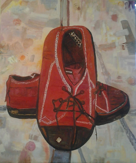 Zapatillas "Rojas" Oil Canvas Others