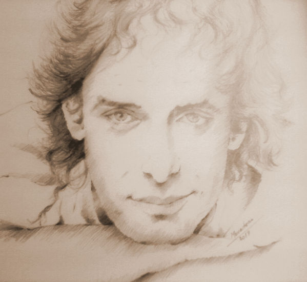 Retrato de Cerati Lápiz