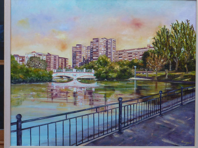 Paseando por Talavera Oil Canvas Landscaping