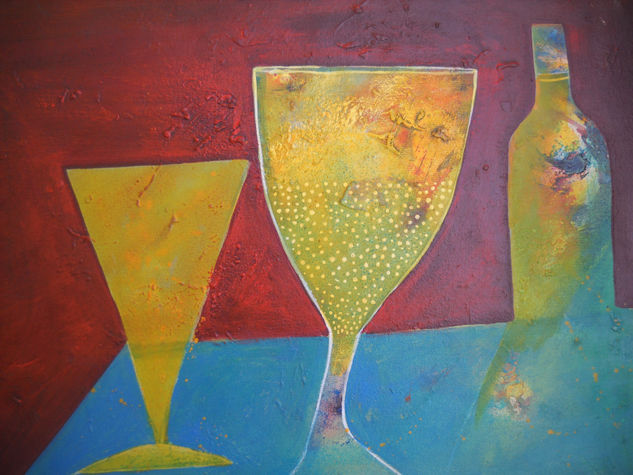 Wine series II Acrylic Canvas Figure Painting