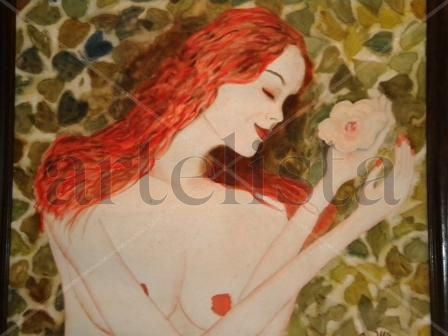 "Nueva luz" Watercolour Paper Figure Painting