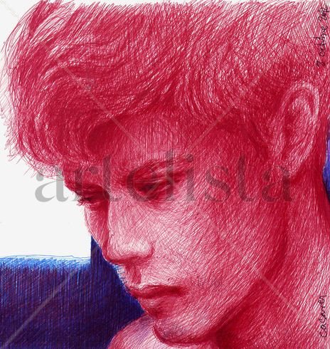 Cabeza en rojo 4