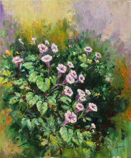 Flores2 Oil Canvas Landscaping