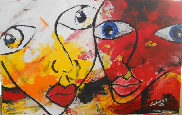 AMANTES Acrylic Canvas Others