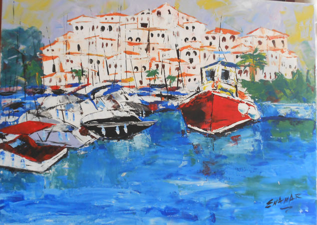 MORAIRA Acrylic Canvas Marine Painting