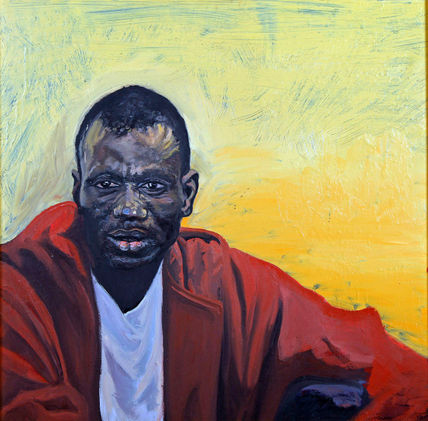 Negro sobre amarillo