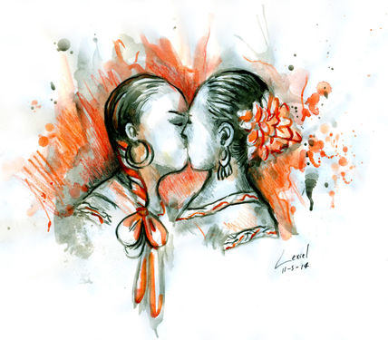 Beso de marias