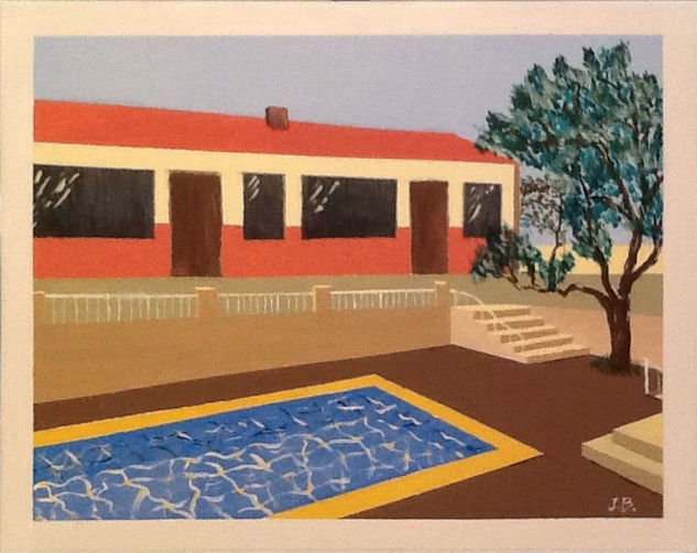 El Campo Acrylic Canvas Landscaping