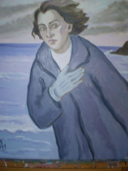 La huída Oil Canvas Portrait