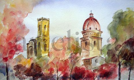 Aquarel.les. Paisatge urbà